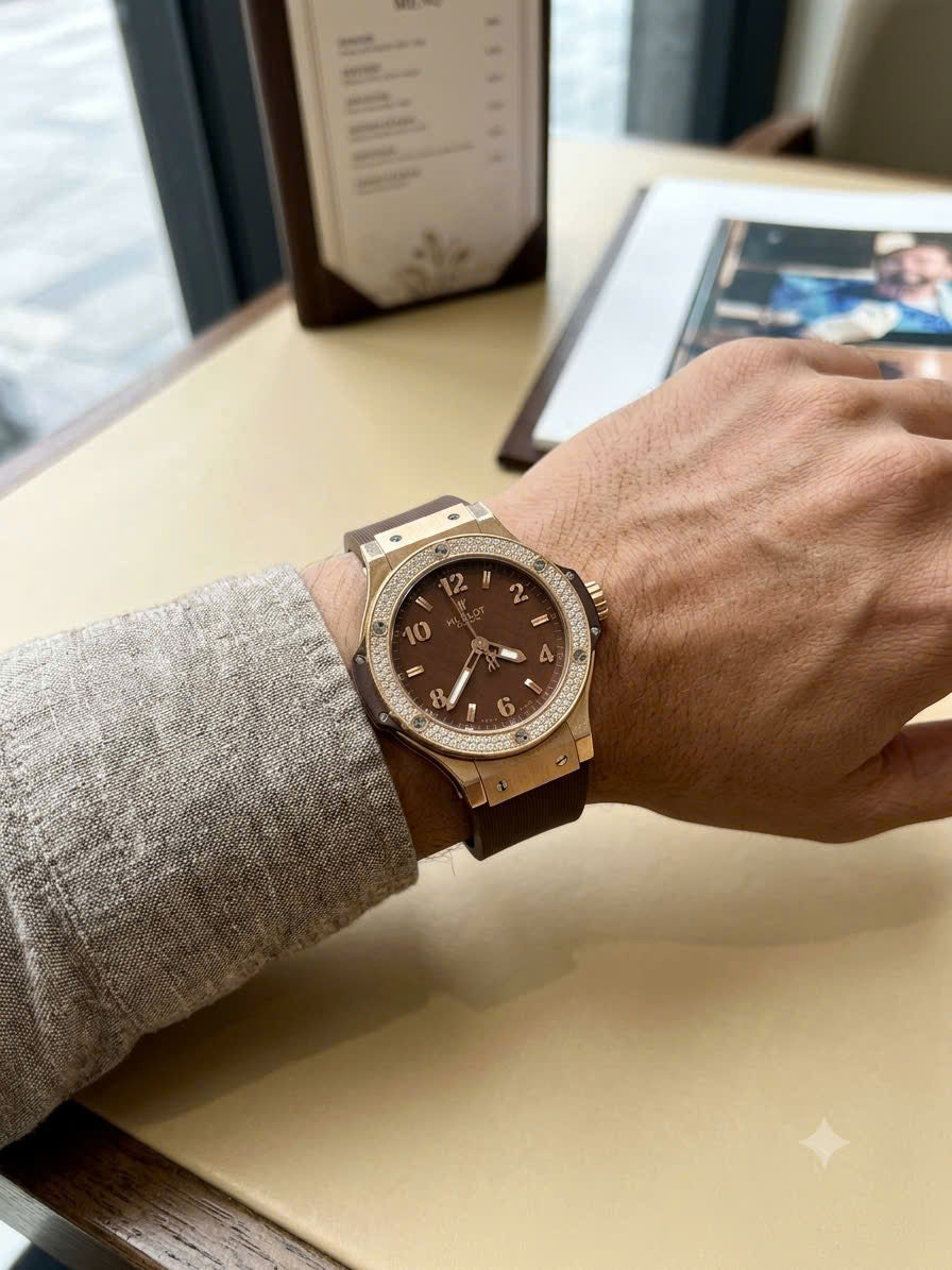 Hublot Big Bang King Gold Cappuccino Diamond 38mm