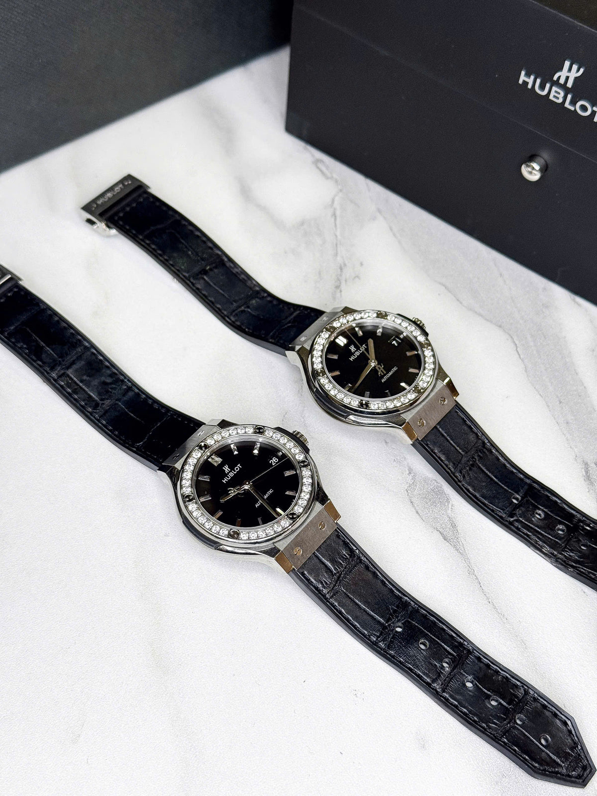 Hublot Classic Fusion Titanium Diamonds Black 38mm (2019/2020)