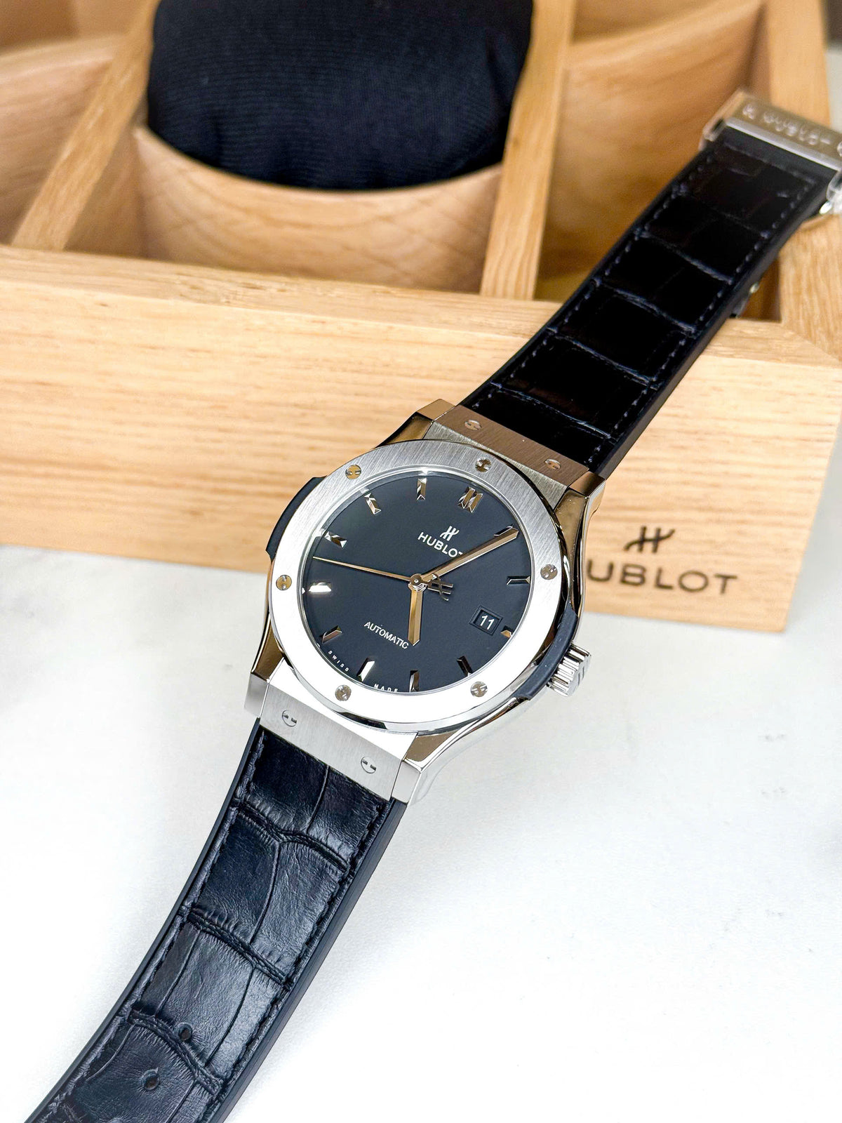 Hublot Classic Fusion Titanium Black Dial 42mm