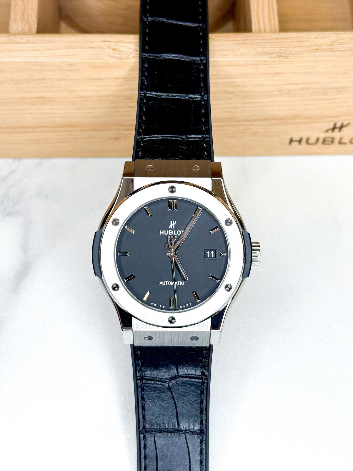 Hublot Classic Fusion Titanium Black Dial 42mm