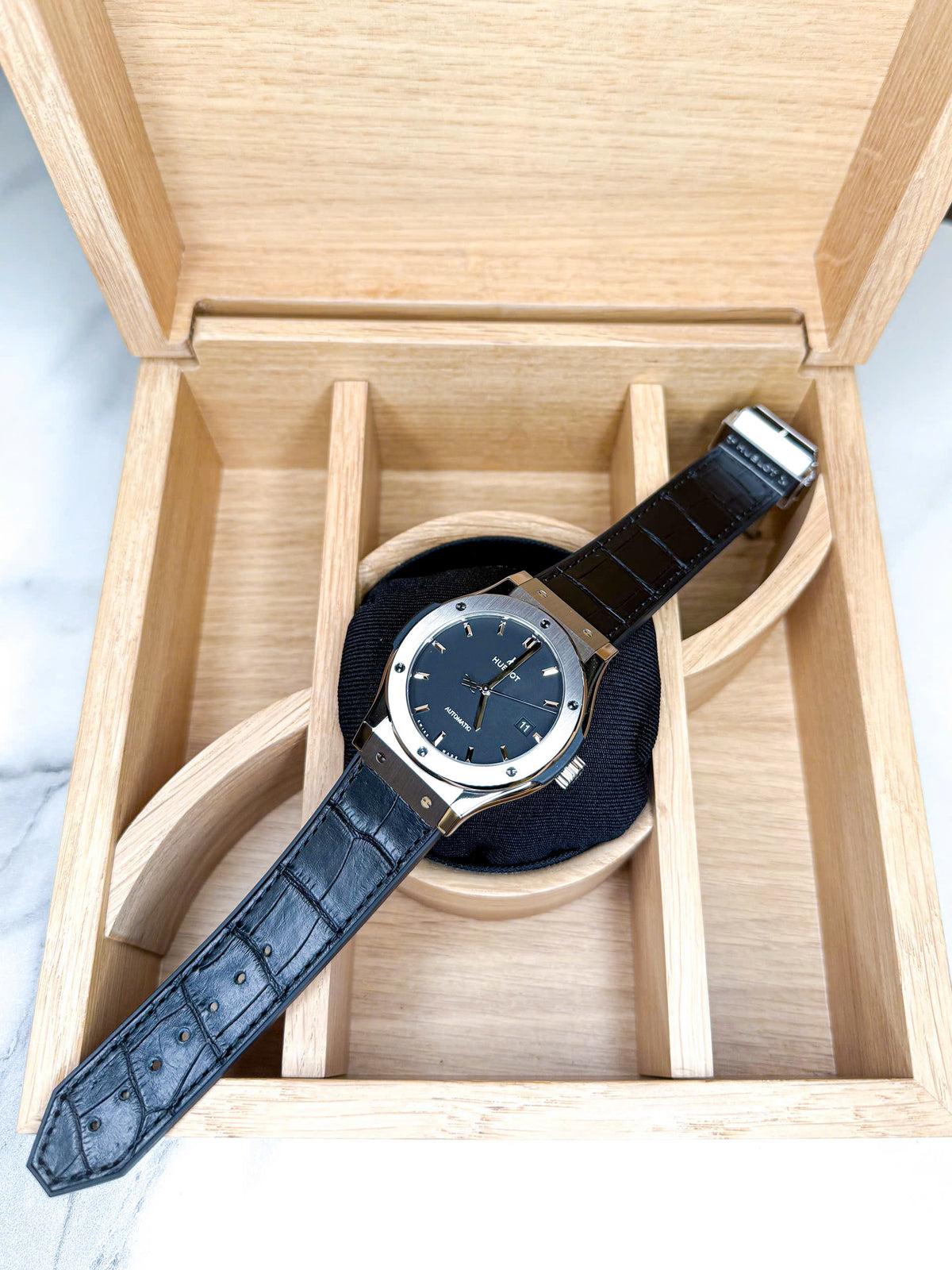 Hublot Classic Fusion Titanium Black Dial 42mm