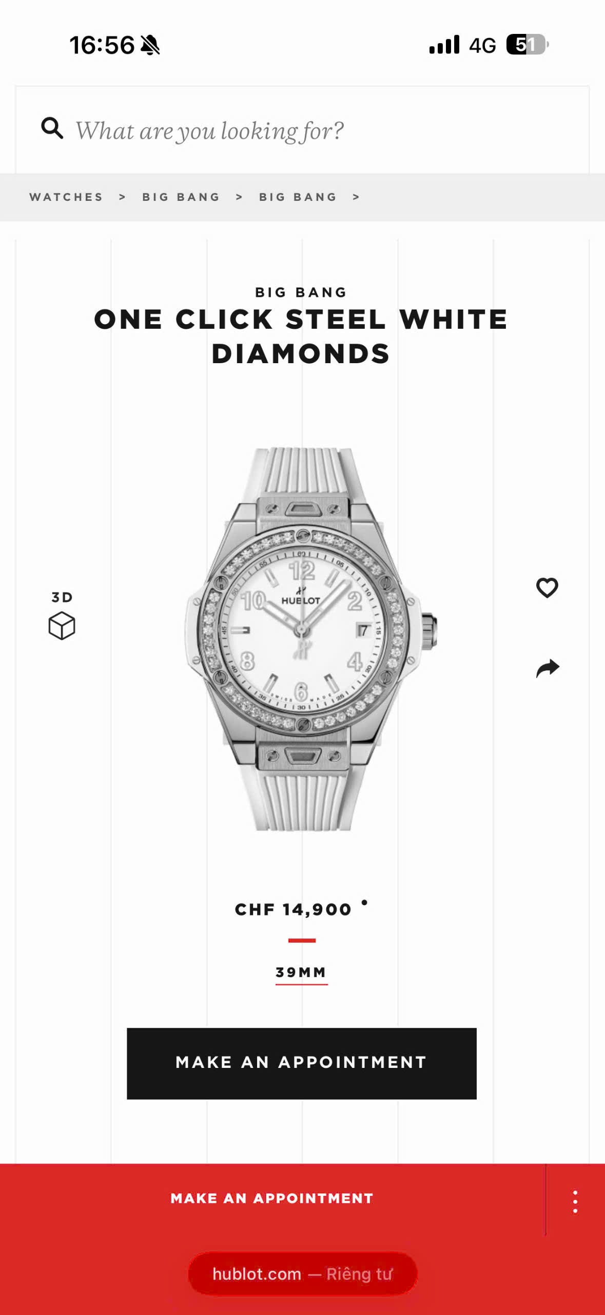 Hublot Big Bang One Click 39mm