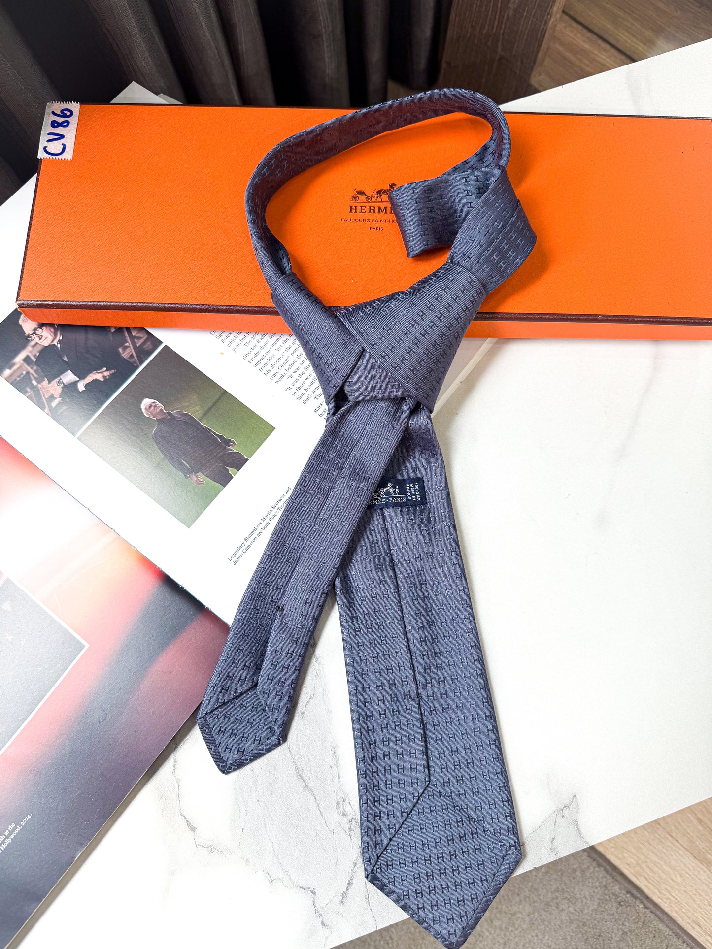 Cà Vạt Hermes CV86