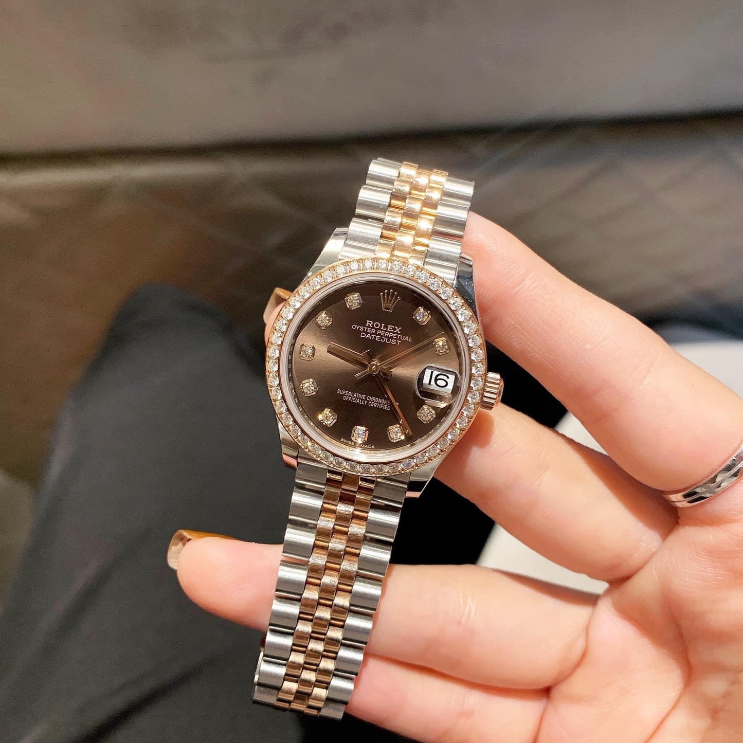 Đồng Hồ Rolex DateJust 278381RBR Chocolate Size 31mm