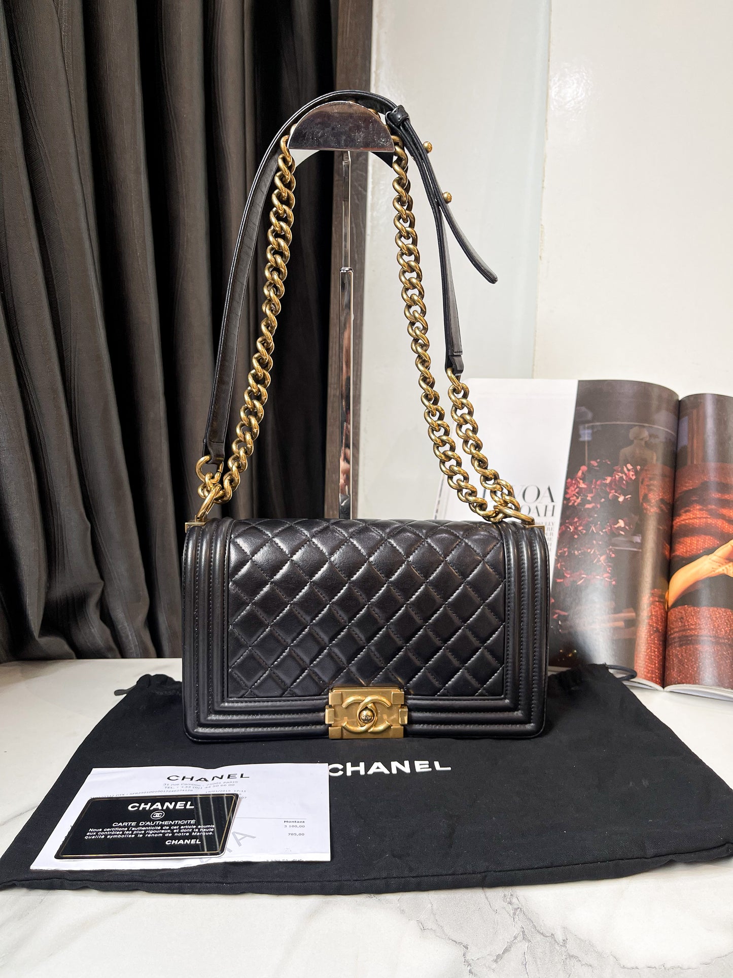 Chanel Boy Size M