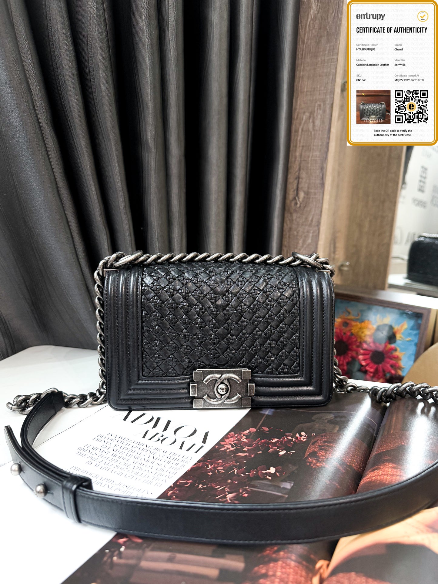 A Chanel Boy Size S