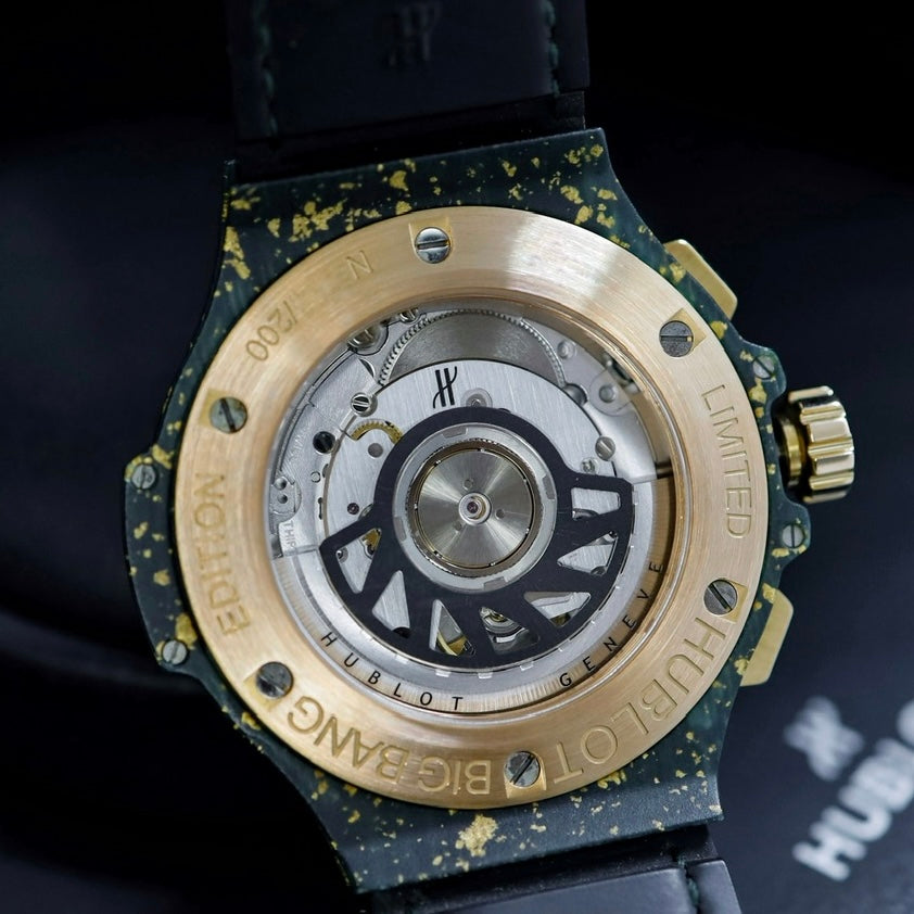 Đồng Hồ Hublot Bigbang 41mm Gold Linen Limited 200pcs