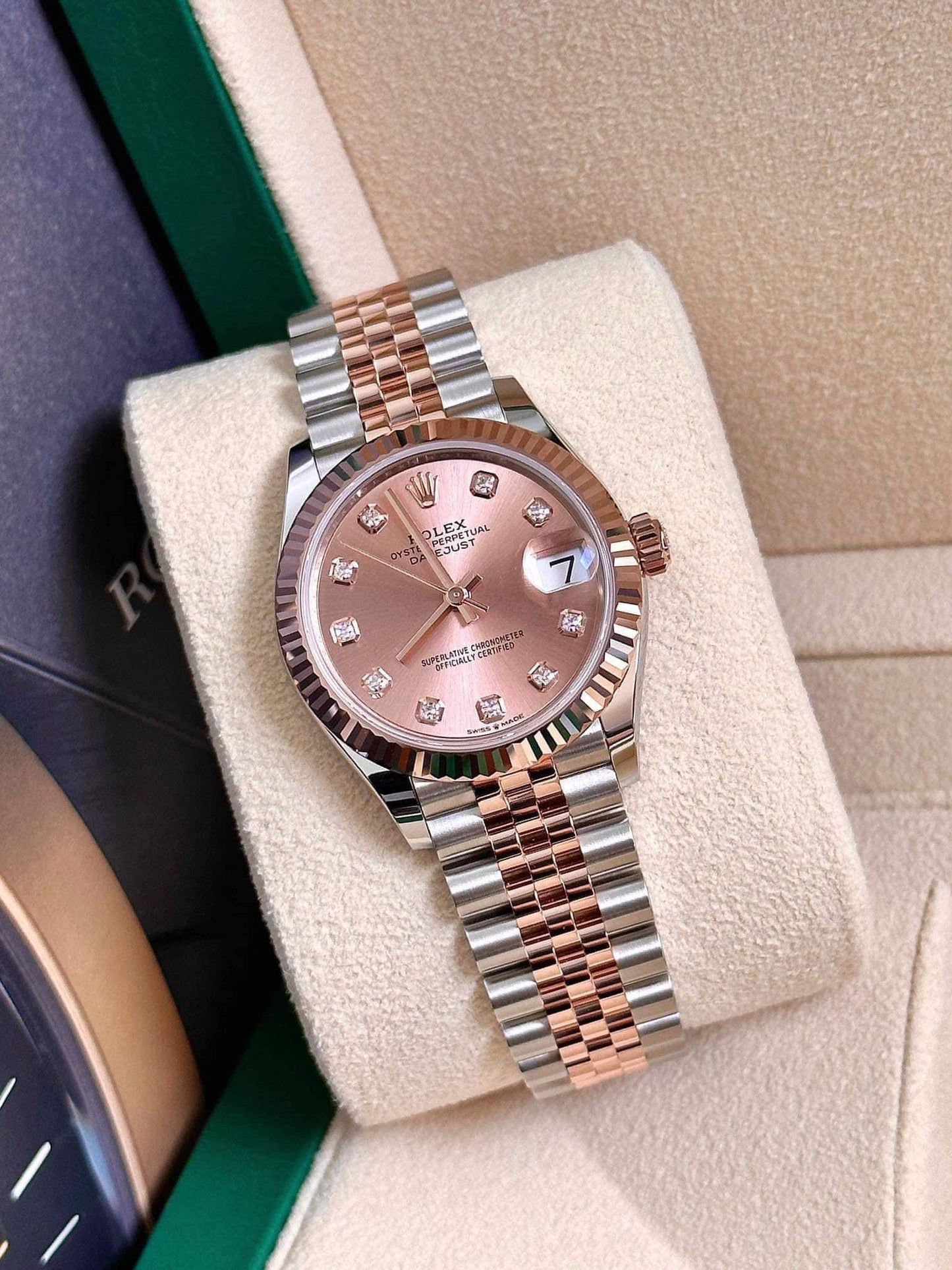 Đồng Hồ Rolex DateJust size 31mm 278271 Mặt Số Hồng