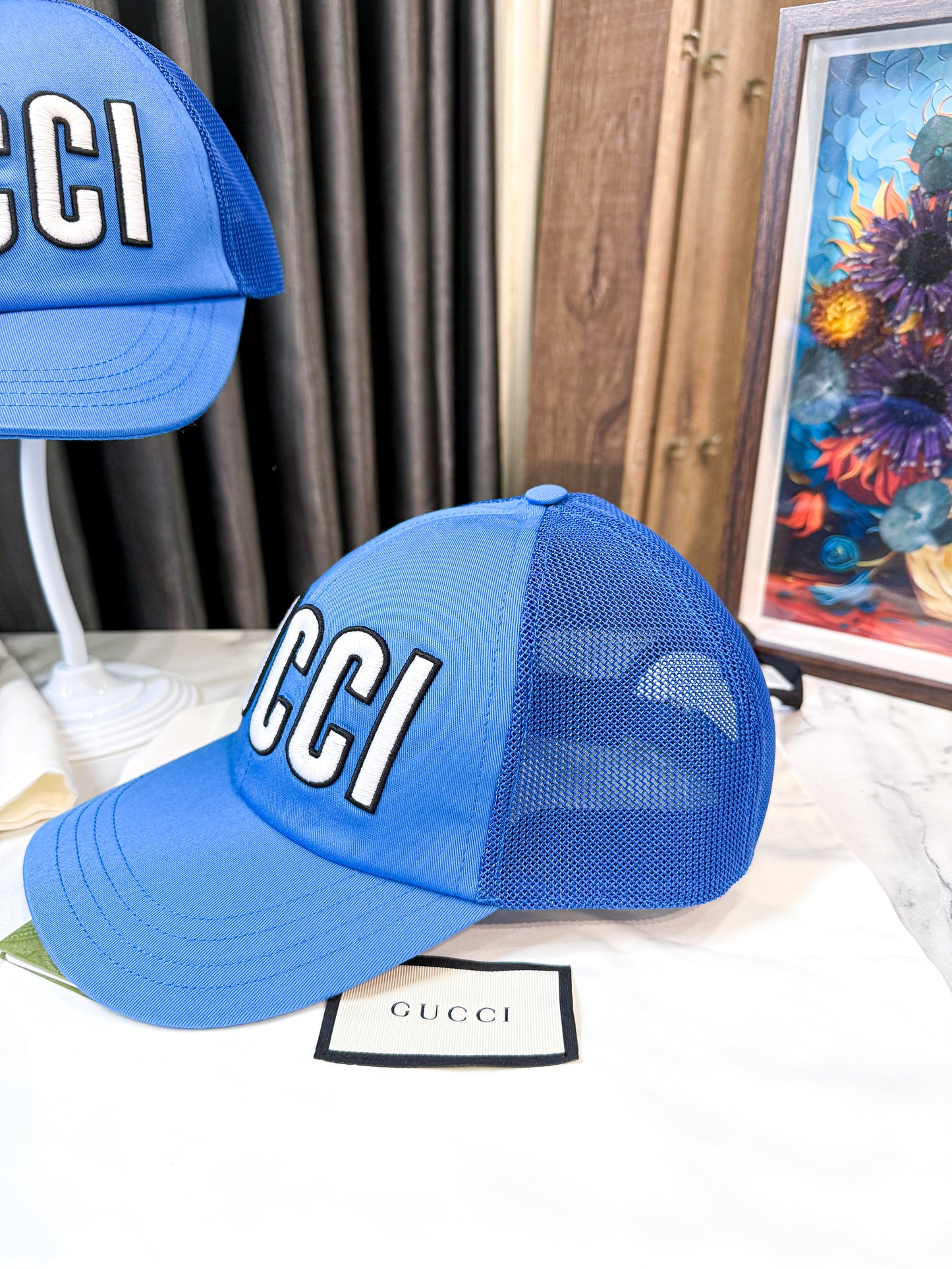 Mũ Gucci Xanh New Size M