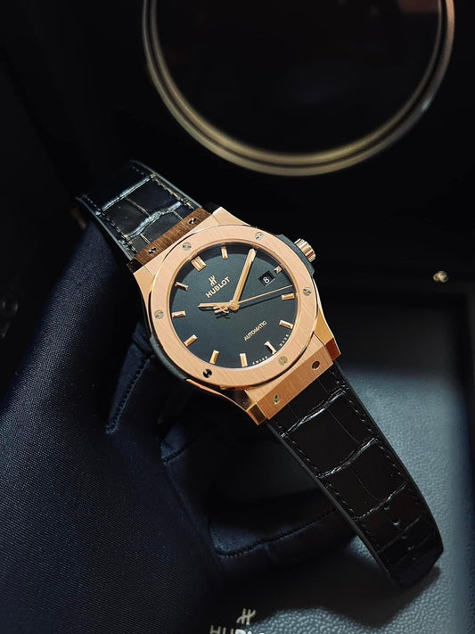 Đồng Hồ Hublot Classic Fusion King Gold 42mm Black