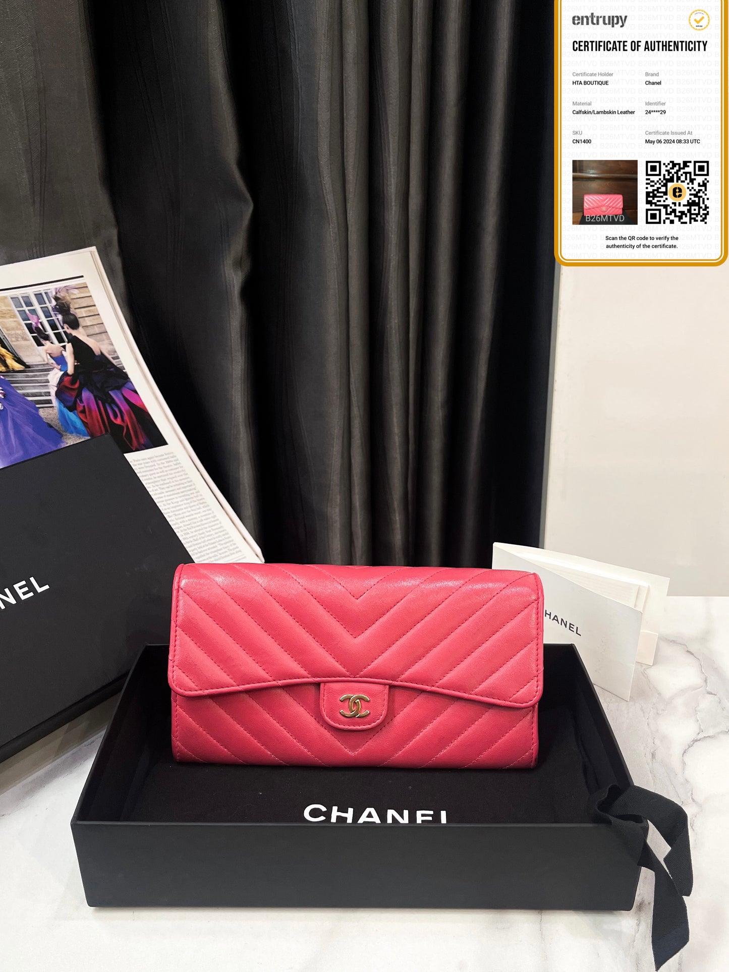 Ví Dài Chanel Chevron