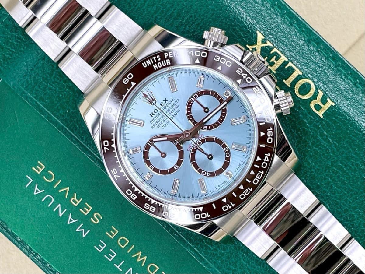 Đồng Hồ Rolex Daytona 126506A Baguette Ice Blue 40mm