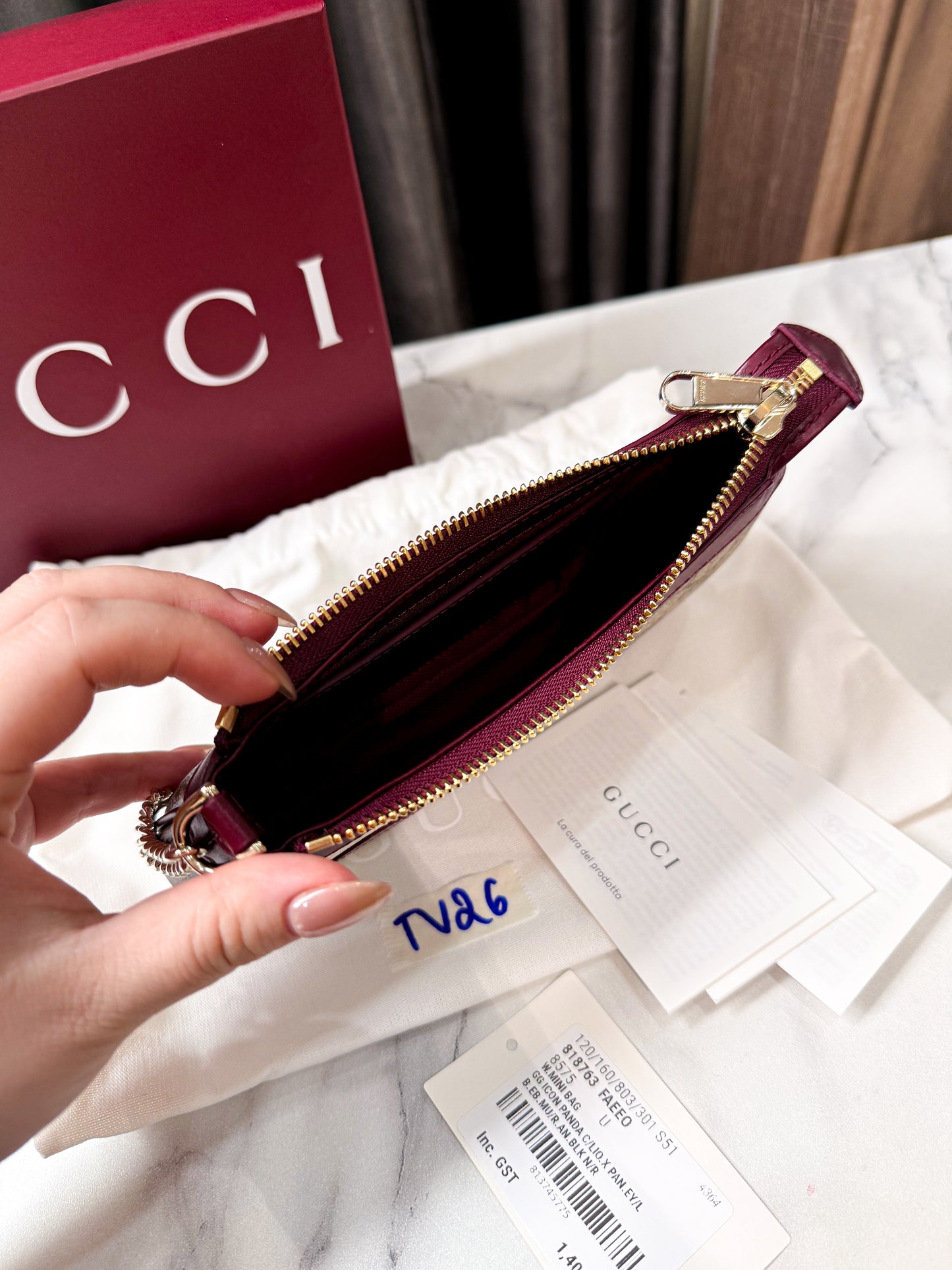 Pochette Gucci Gấu New TV26