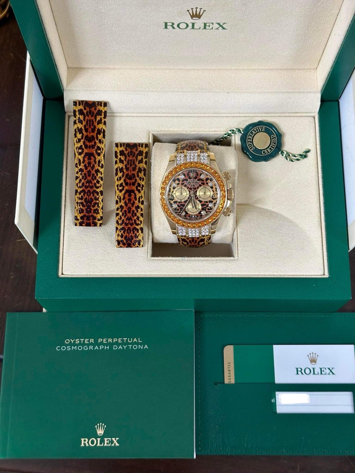 Đồng Hồ Rolex Daytona 116598SACO Leopard