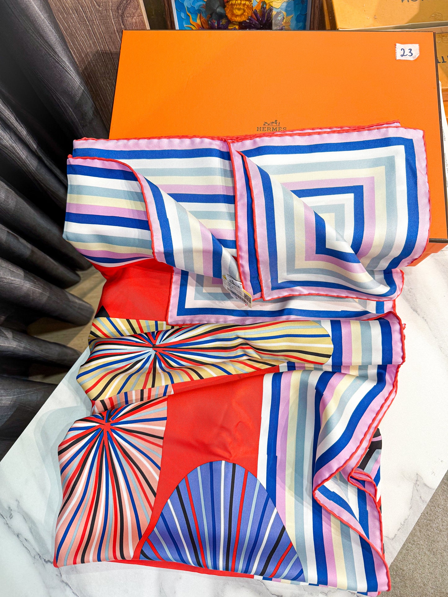 Khăn Hermes New Khổ 140x140 HN23