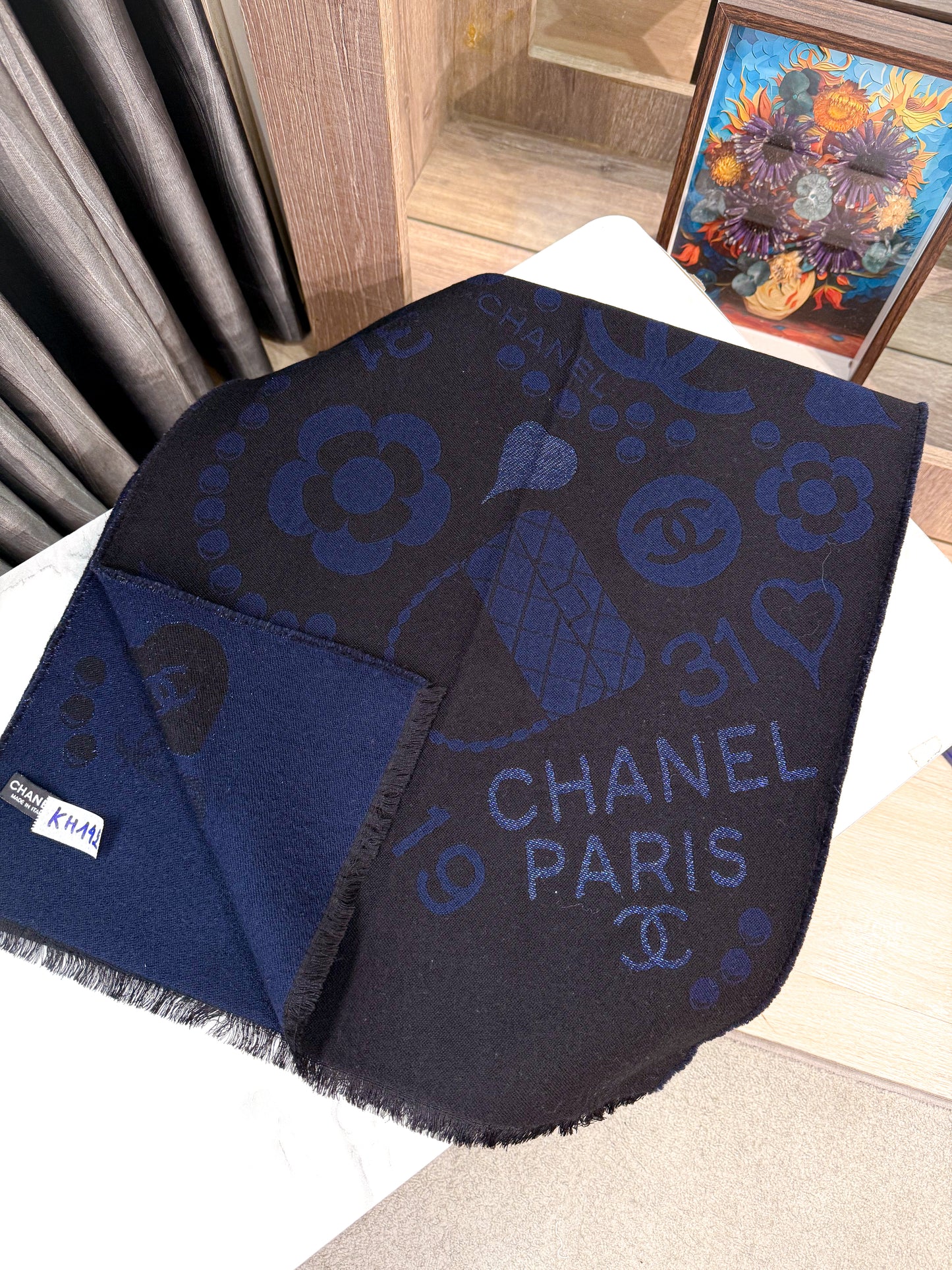 Khăn Chanel Ánh Kim KH142