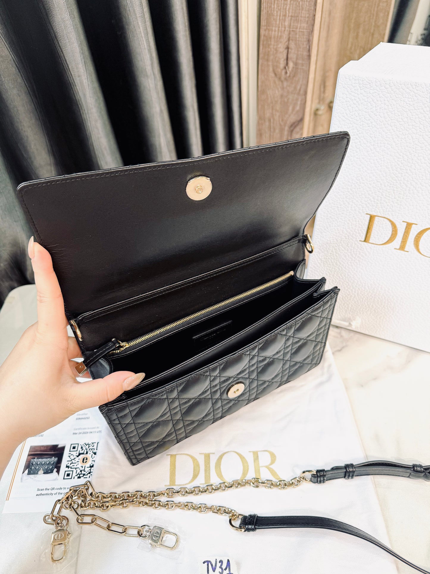 A A My Dior Top Handle Bag