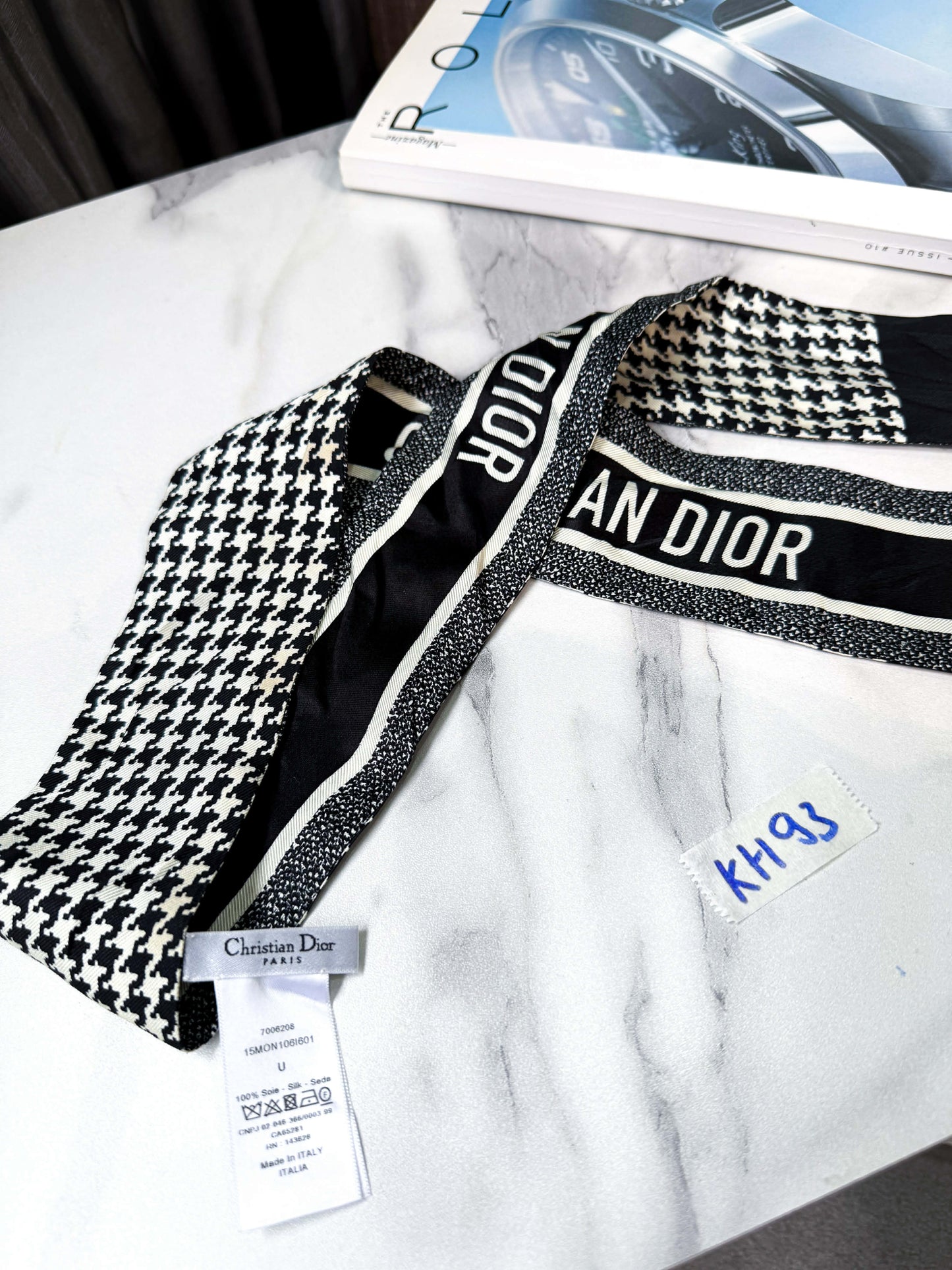 Khăn Twilly Dior Used KH93