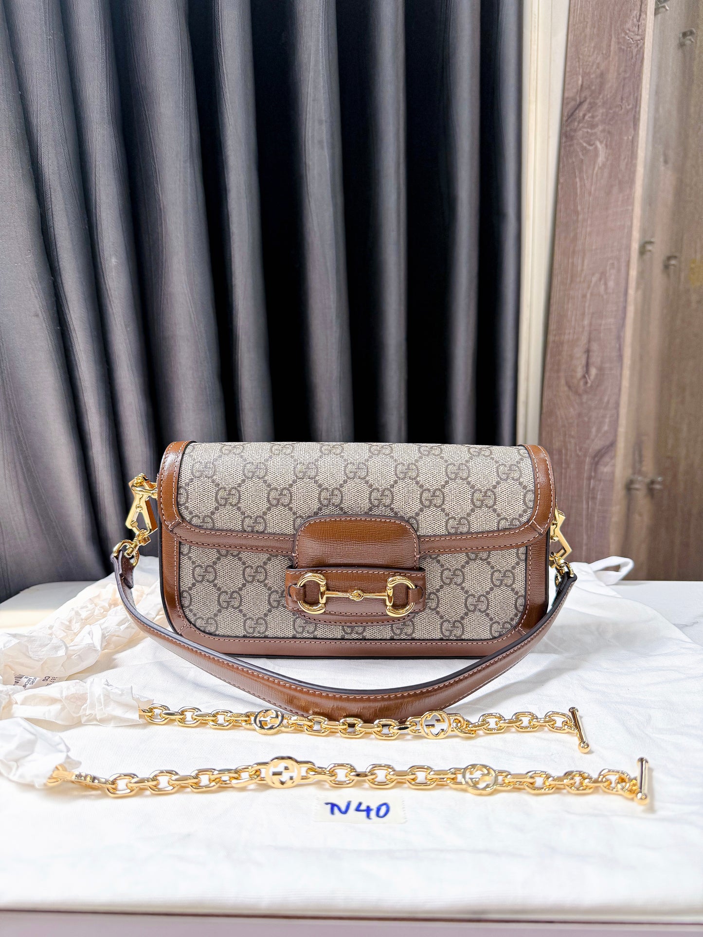A A Gucci 1955 Size Mini 2 Strap New TV40