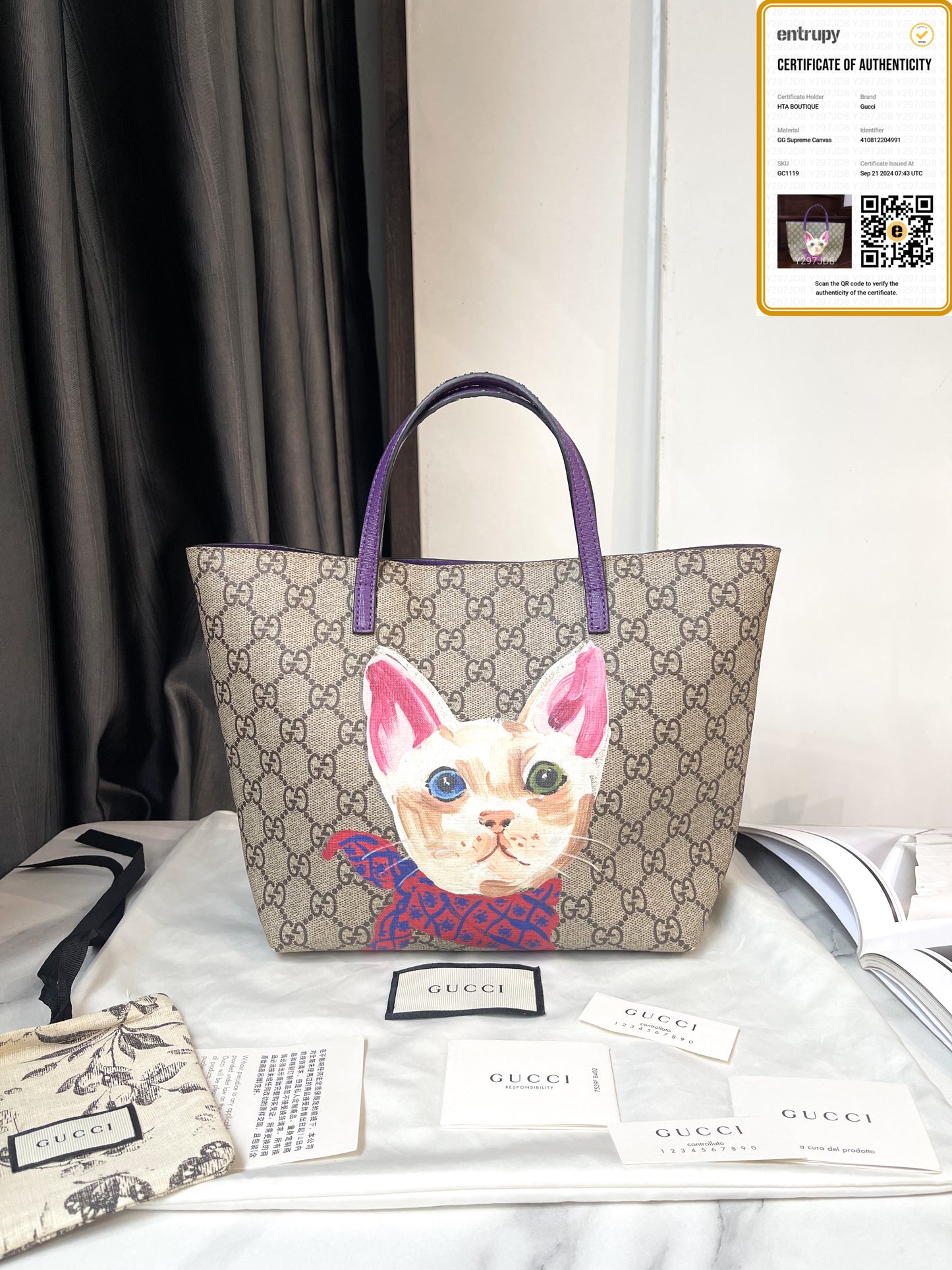 Gucci Tote Mèo