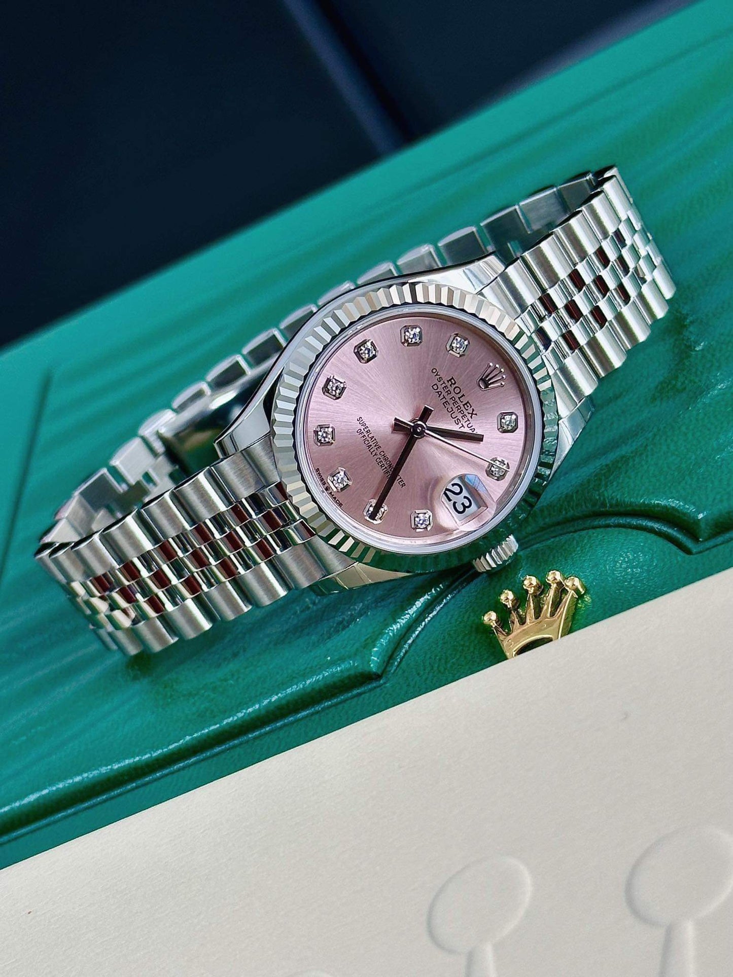 Đồng Hồ Rolex Datejust 278274 size 31 Dial Pink