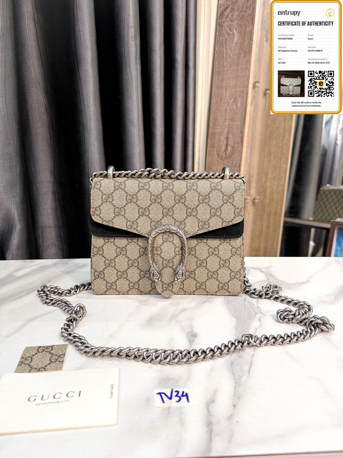 A A Gucci Dionysus Mix Đen TV34