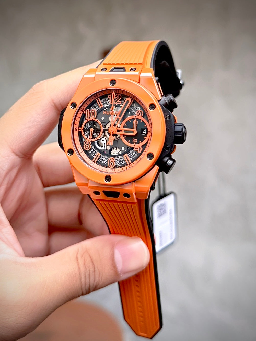 Đồng Hồ Hublot Bigbang Unico Ceramic Orange size 42mm Limited 250pcs