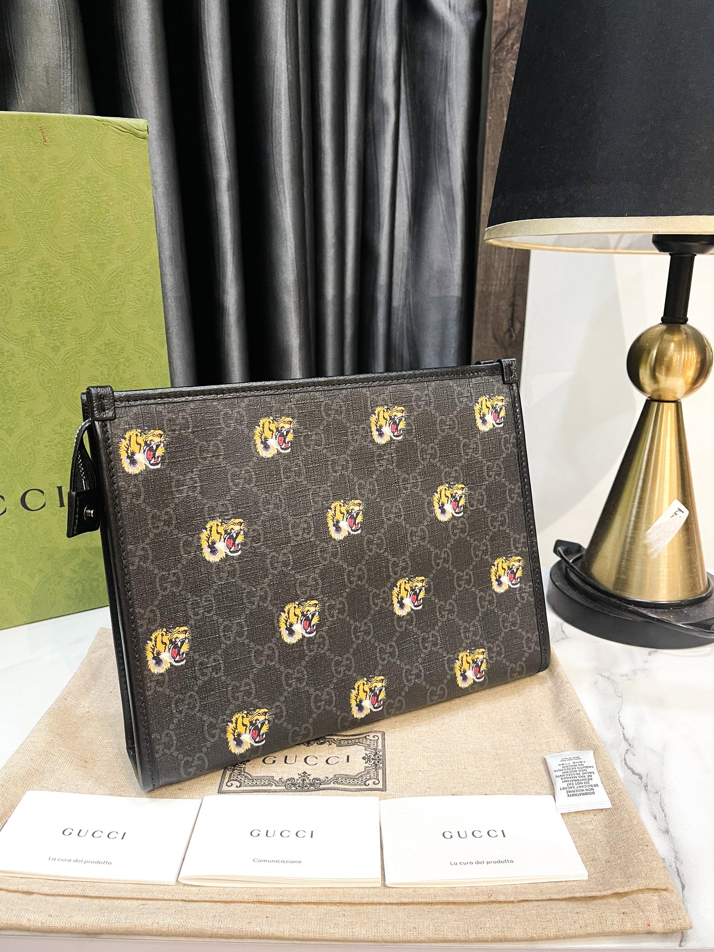 Clutch Gucci Hổ New Full Box