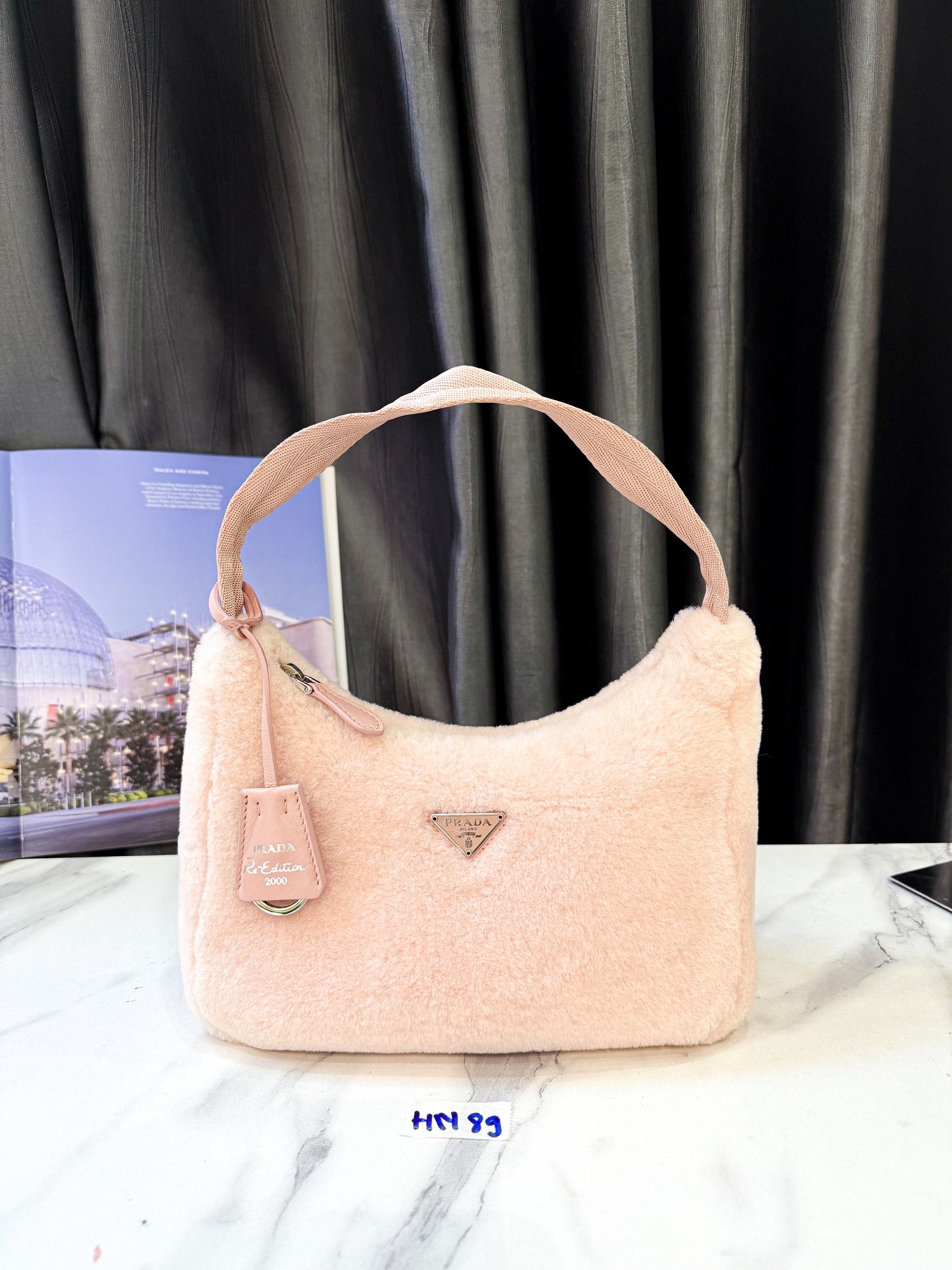 A A Prada Mini Hobo Bag HN89