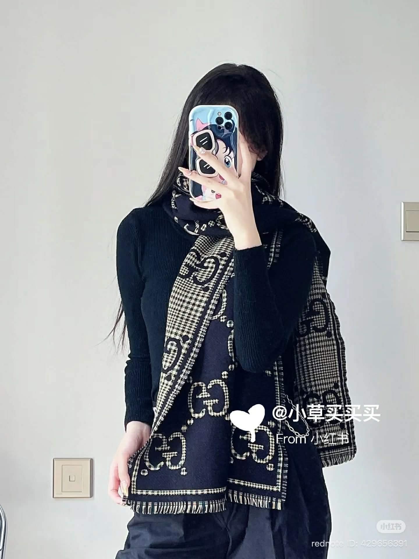 Khăn Gucci 2 Mặt KH118