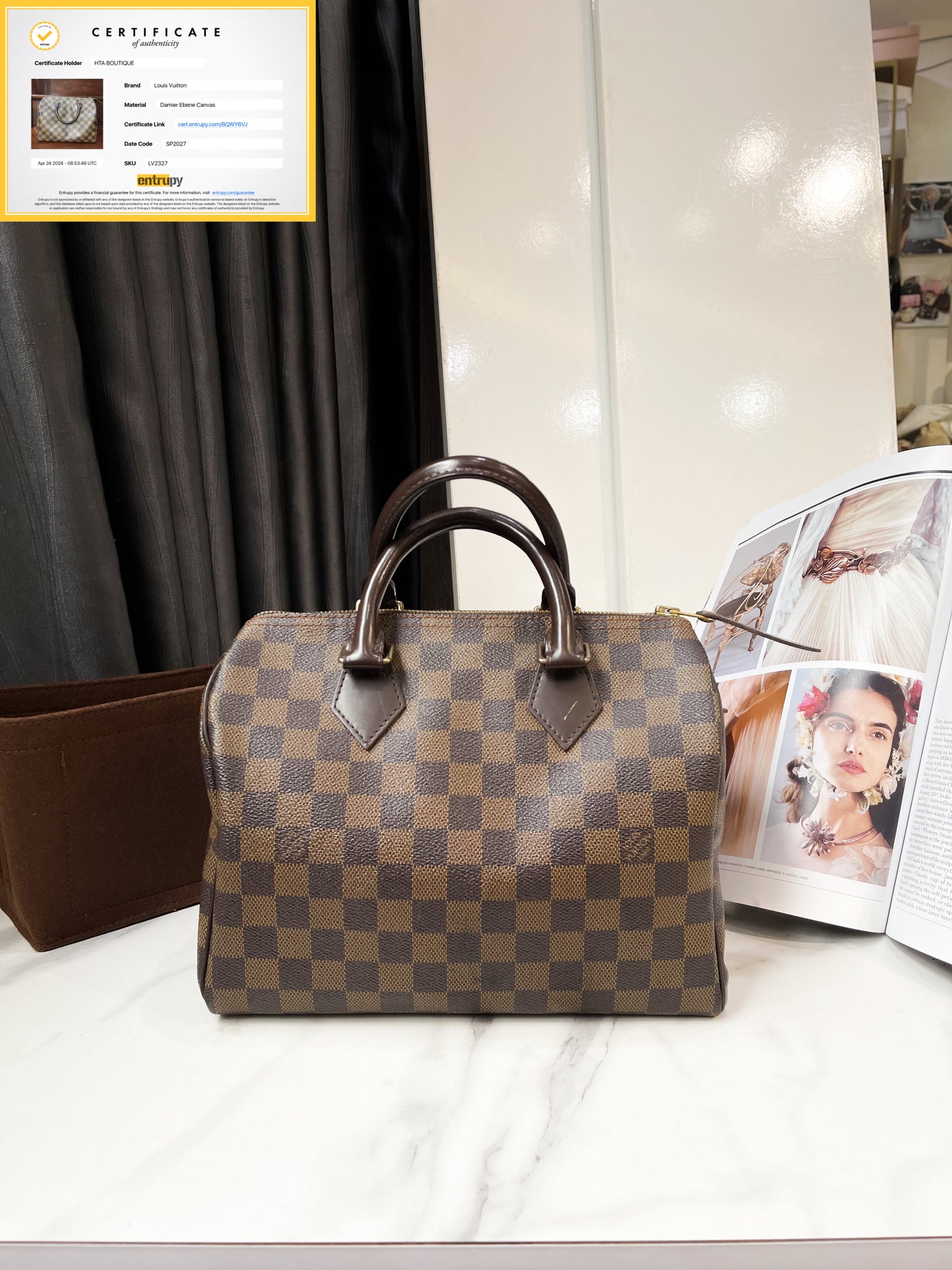 LV Speedy Damier 25