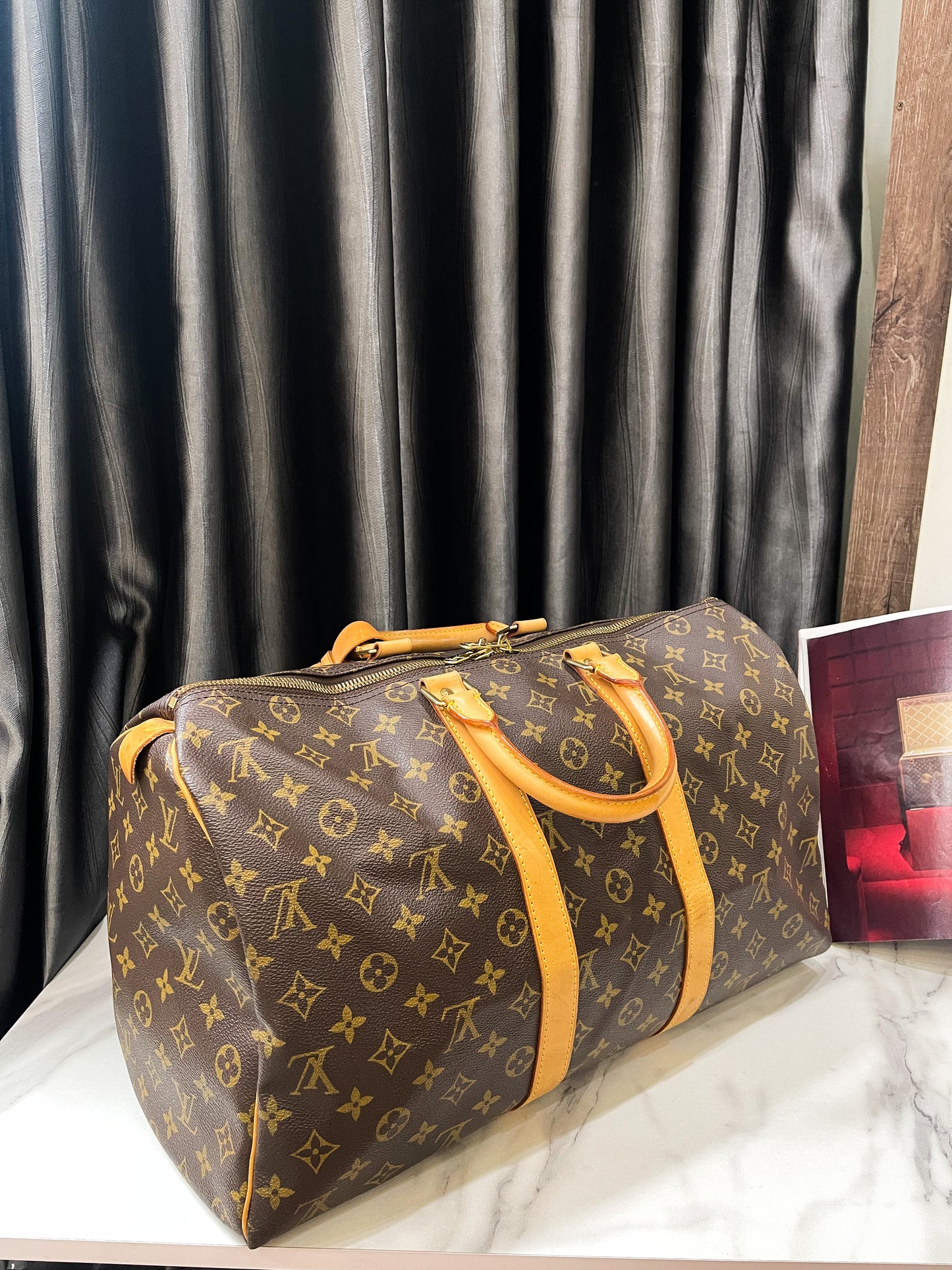 Keepall LV Size 45 Có Tag Da