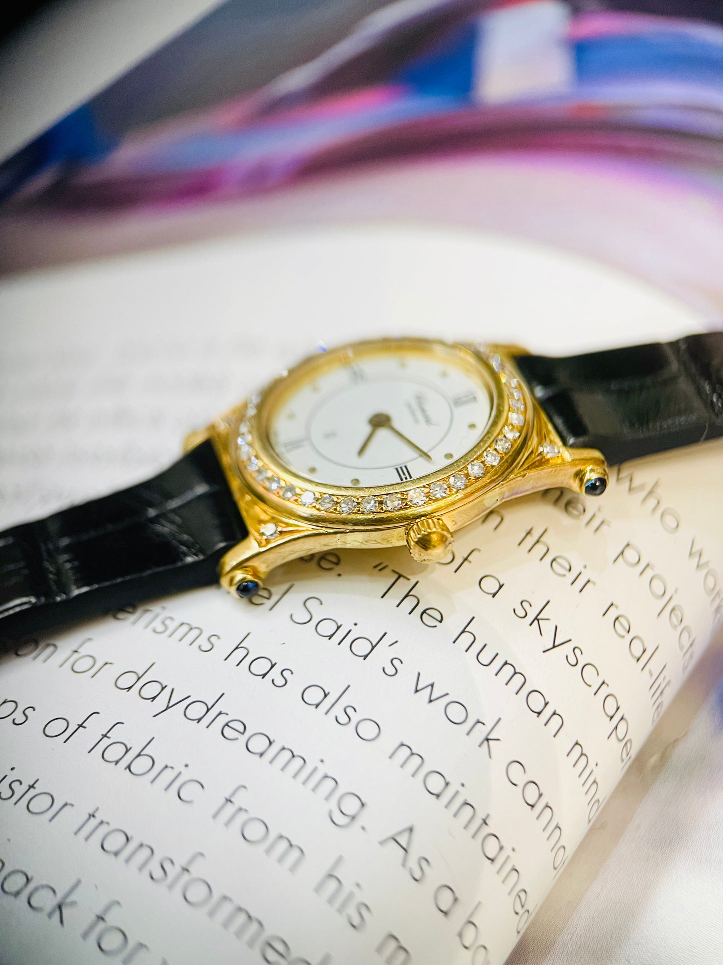 Eine Vintage Chopard-Uhr