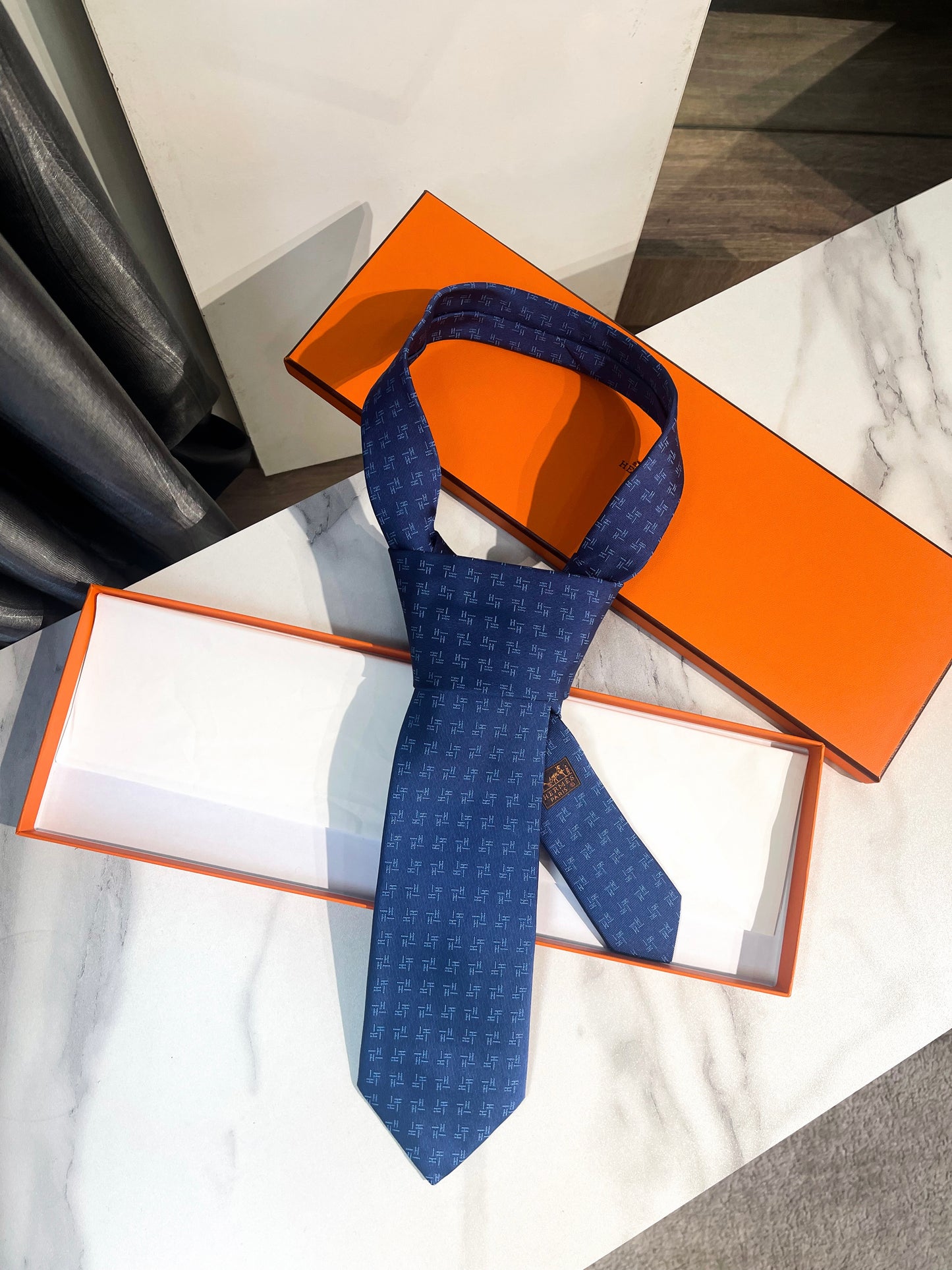 Cà Vạt Hermes New