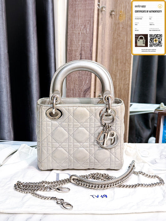 A A Dior Lady Mini Satin