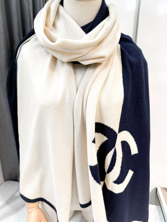 Khăn Chanel Phối Xanh