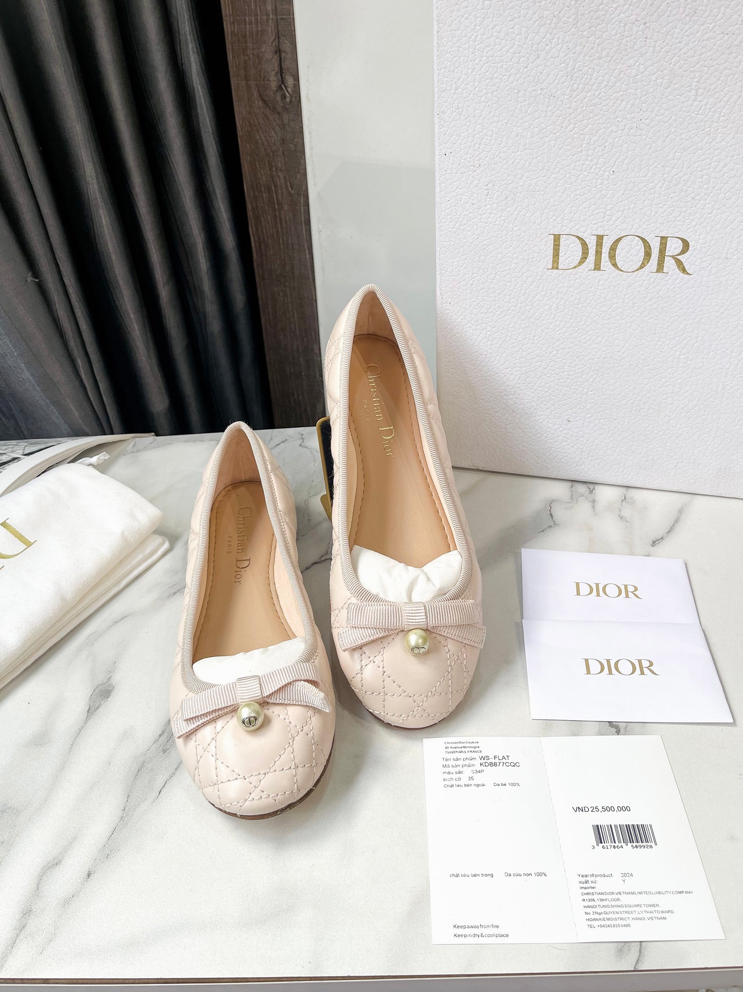 Giày Dior Ballet New Size 35