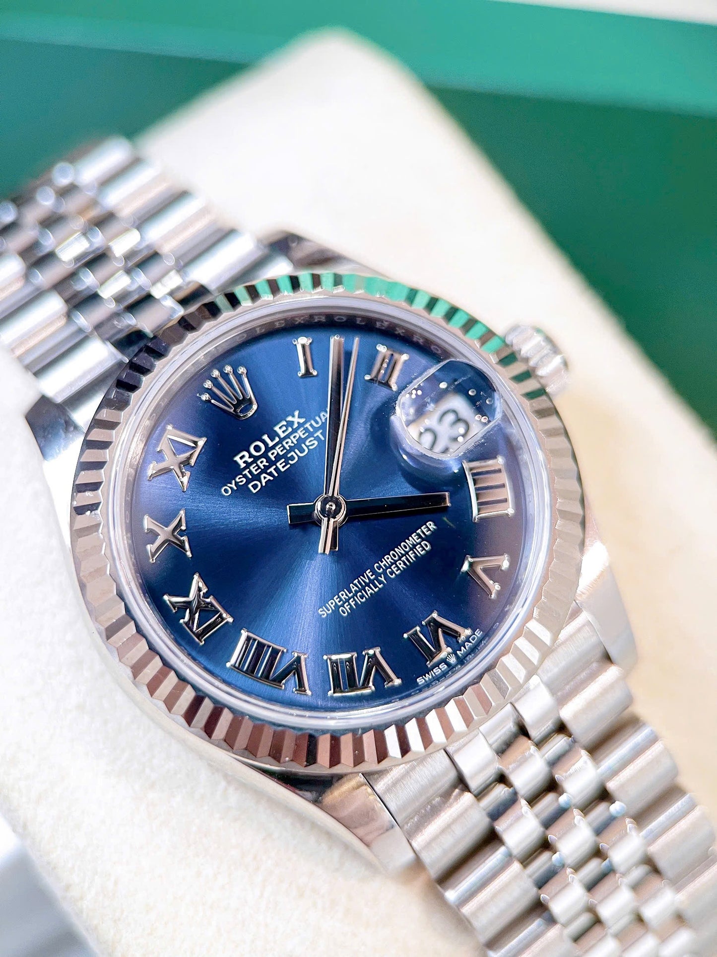 Đồng Hồ Rolex Datejust 278274 size 31mm Blue