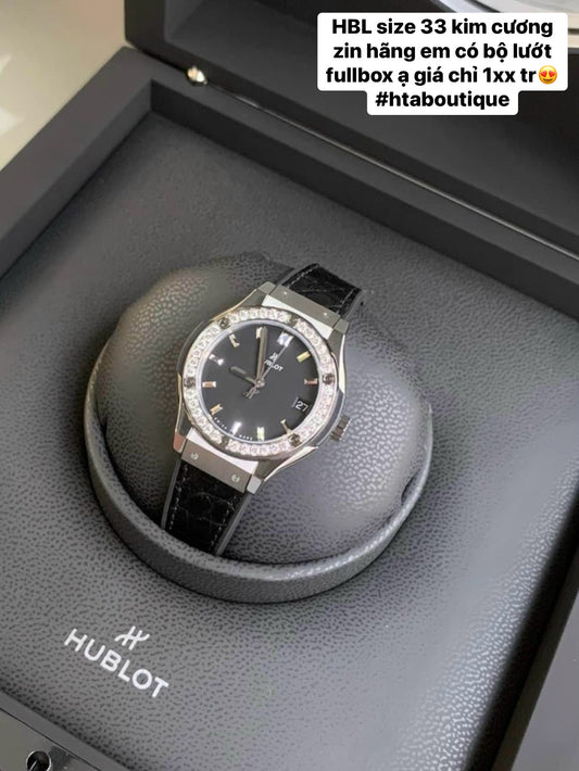 Đồng Hồ Hublot Classic Fusion size 33mm Kim Cương Zin