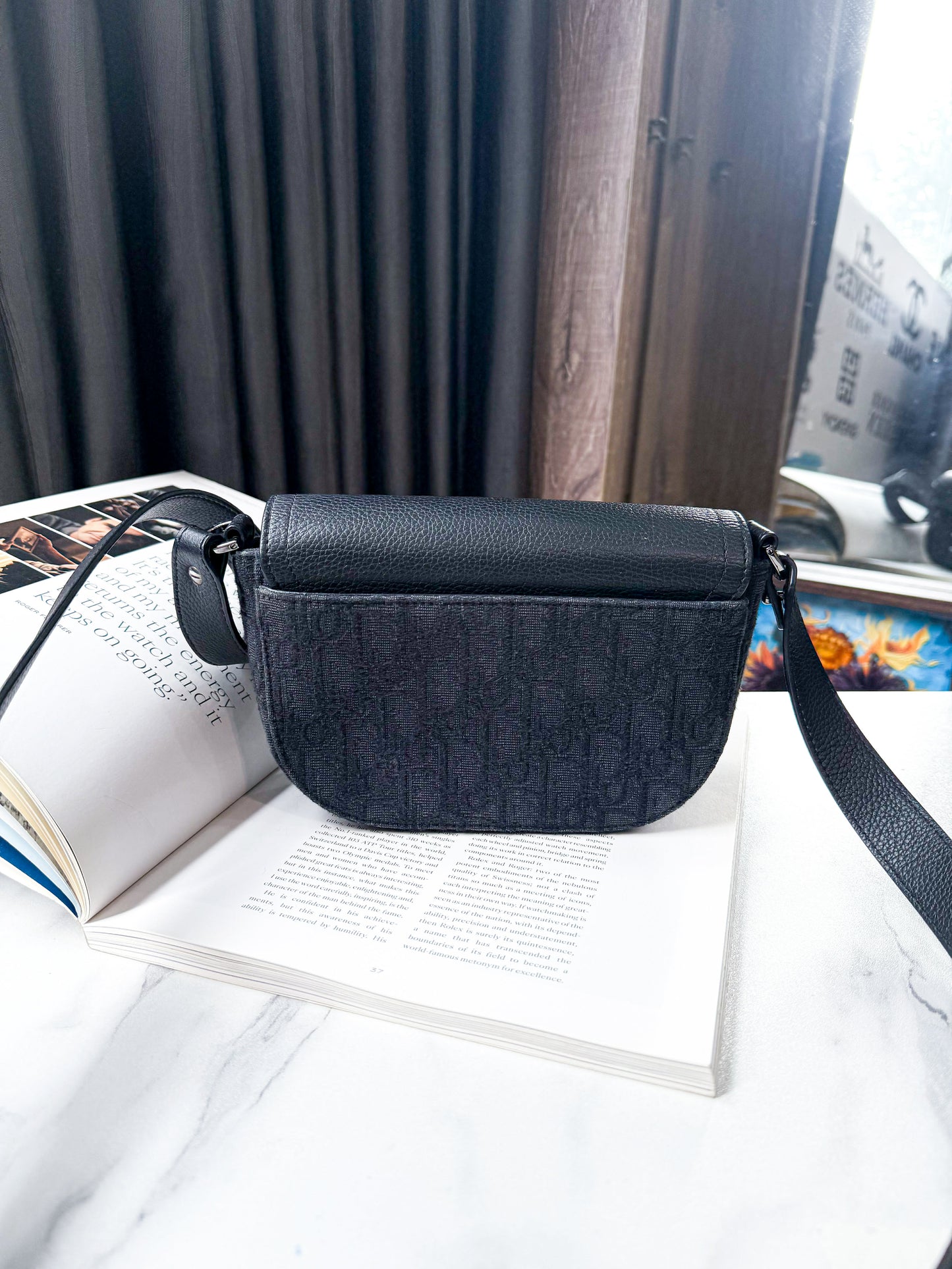 A A Dior Saddle Messenger Mini Bag