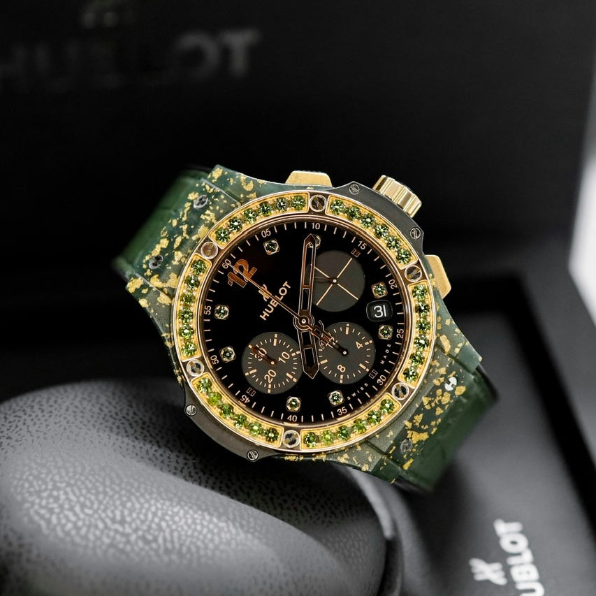 Đồng Hồ Hublot Bigbang 41mm Gold Linen Limited 200pcs