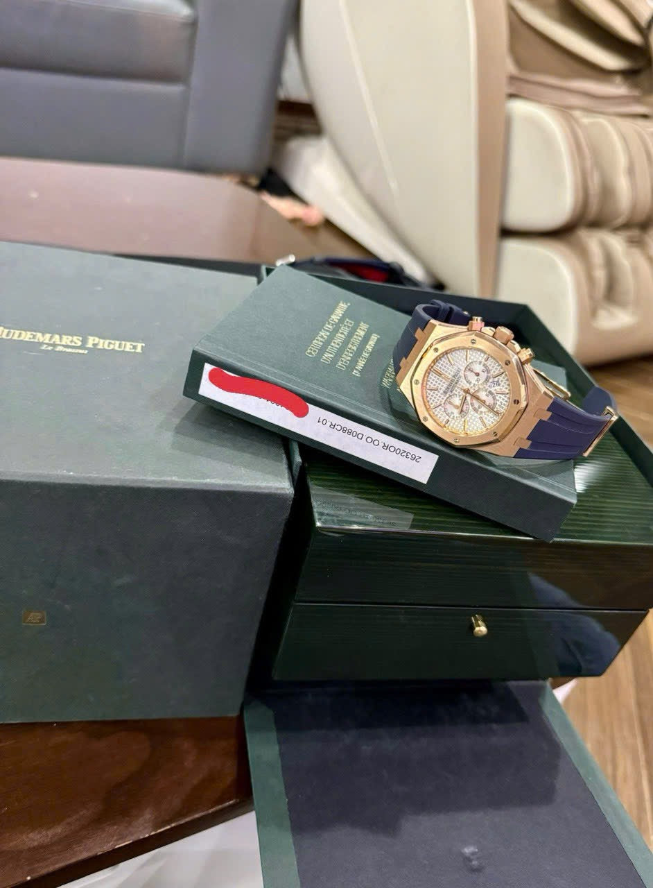 Đồng Hồ Audemars Piguet Royal Oak Chronograph 41mm Rose Gold 26320OR