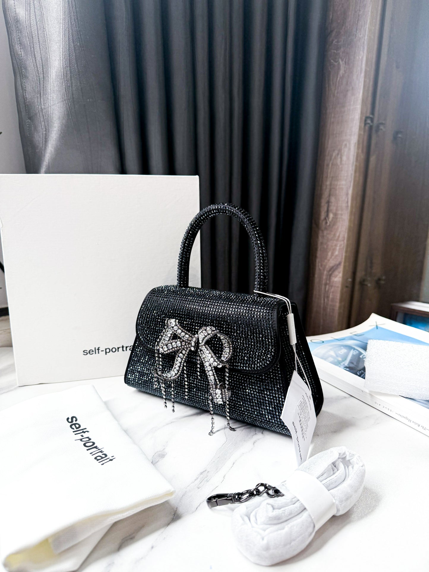 Túi Nơ Đính Đá New