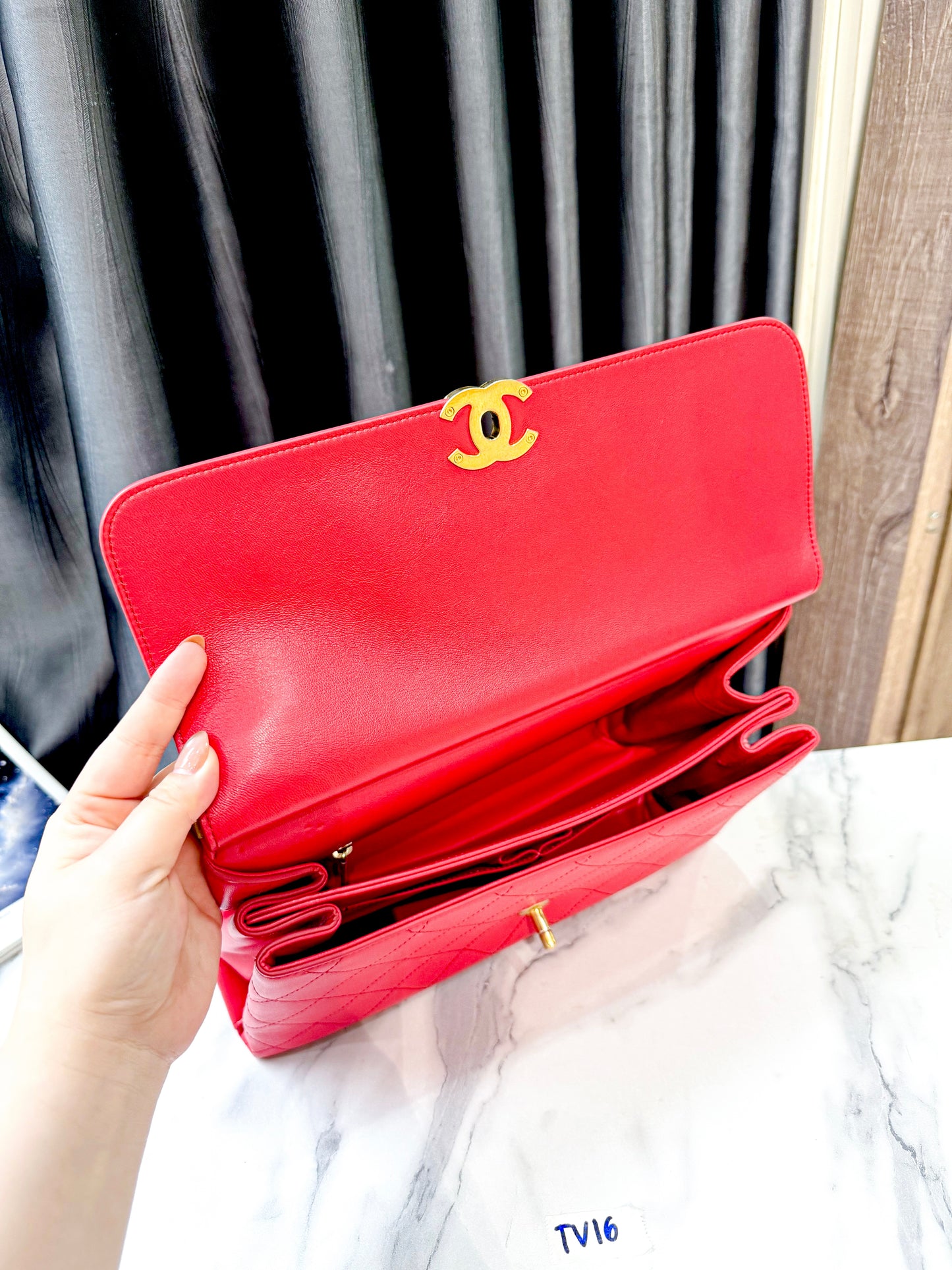 A A Chanel Trendy Đỏ