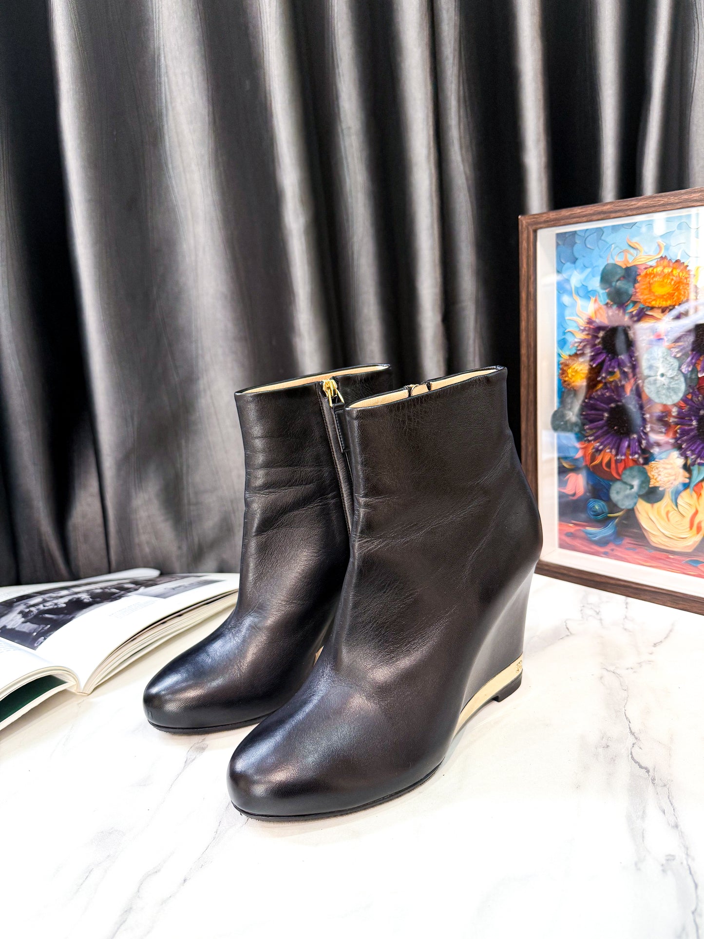 Boot Chanel Dáng Xuồng Used Size 38.5