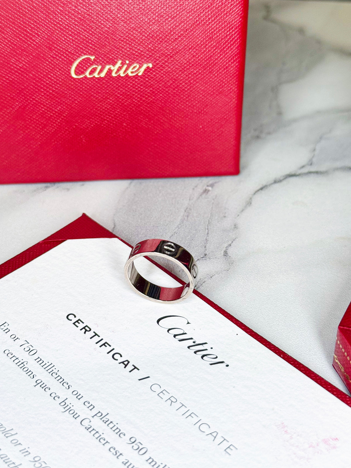 Nhẫn Cartier Love Ring Size 54