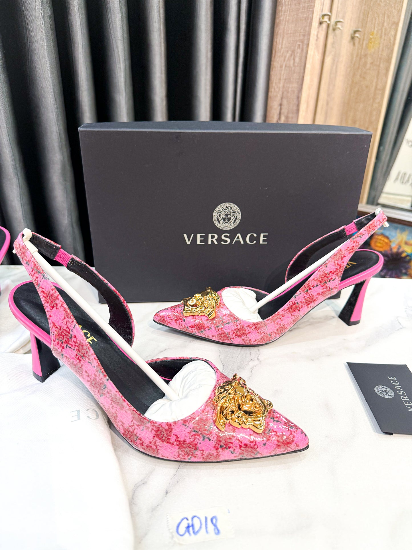 Slingback Versace New Size 36-37 GD18