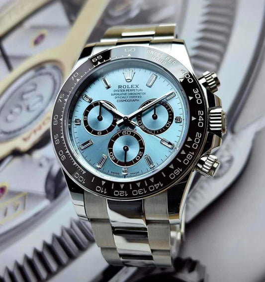 Đồng Hồ Rolex Daytona 126506A Baguette Ice Blue 40mm