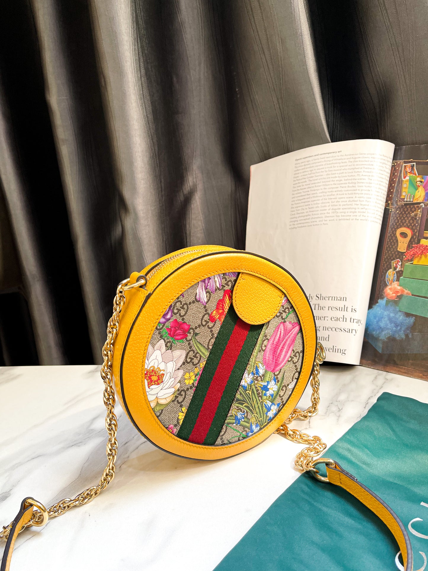 Gucci Ophidia Crossbody Vàng