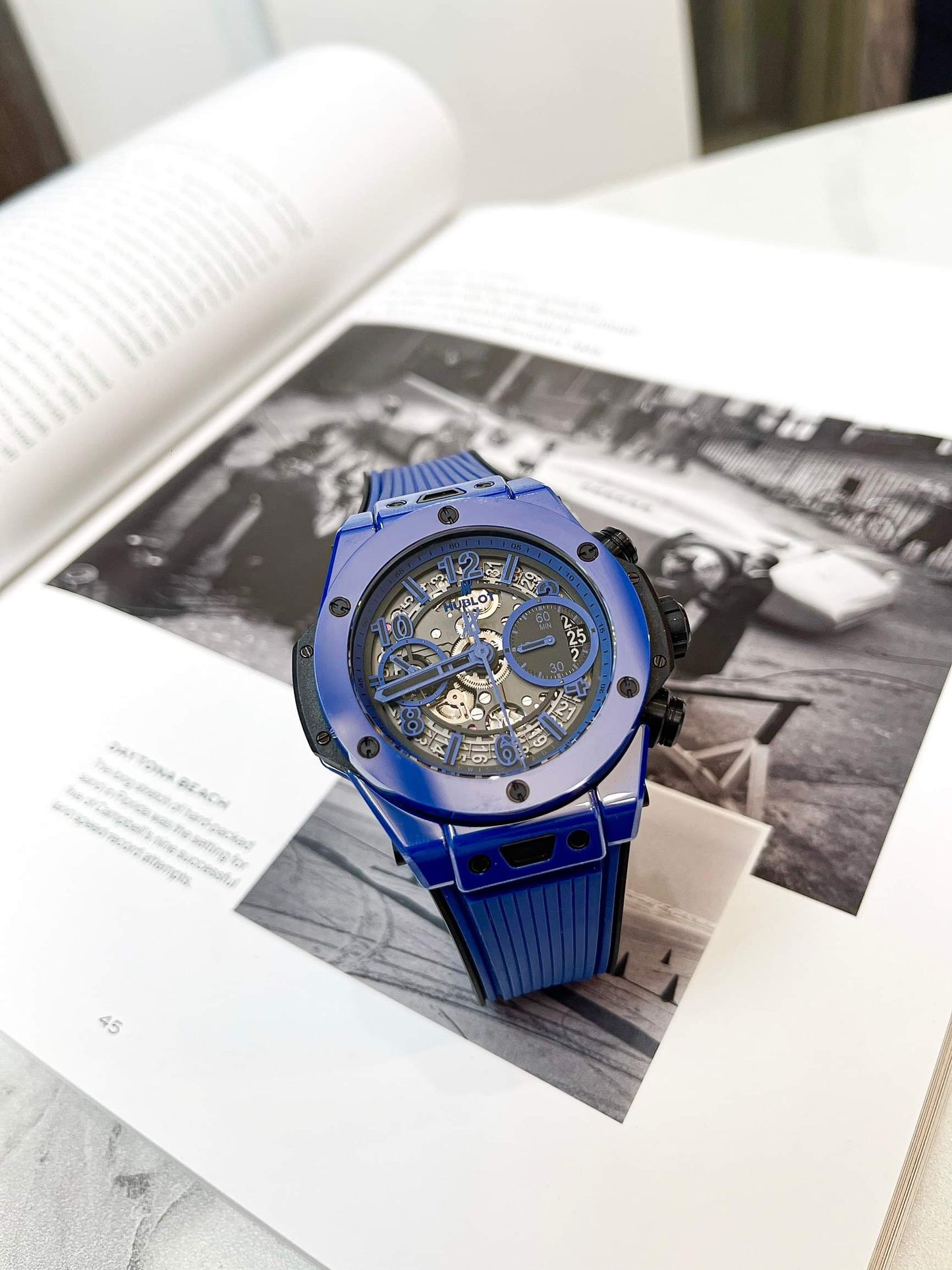 Đồng Hồ Hublot Bigbang Unico 42mm Ceramic Blue Limited 250pcs